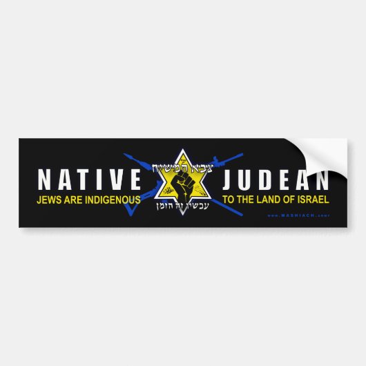 Autoaufkleber "Native Judean" (Vorne)