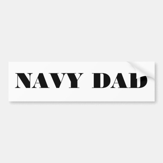 Autoaufkleber Navy Vater (Vorne)