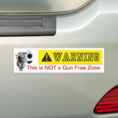 Autoaufkleber: Nicht ein Gewehr-Freihafengebiet Autoaufkleber (Auf Auto)