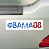 Autoaufkleber OBAMA08 (Auf Auto)