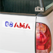 Autoaufkleber Obama 08 (Auf Lkw)