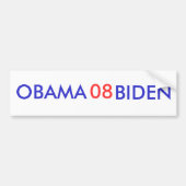 Autoaufkleber Obama-Biden 08 (Vorne)