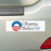 Autoaufkleber Obama Biden '08 (Auf Auto)