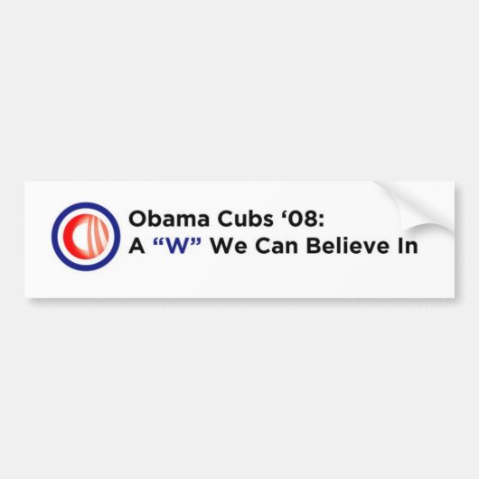 Autoaufkleber Obama CUB (Vorne)