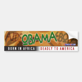 Autoaufkleber Obama "geboren in Afrika"
