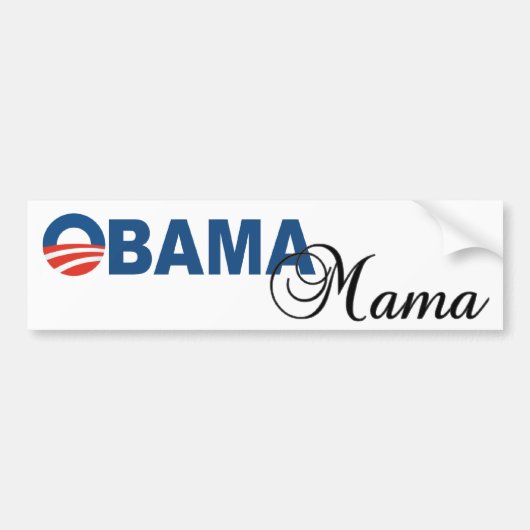 Autoaufkleber Obama-Mutter-Logo (Vorne)