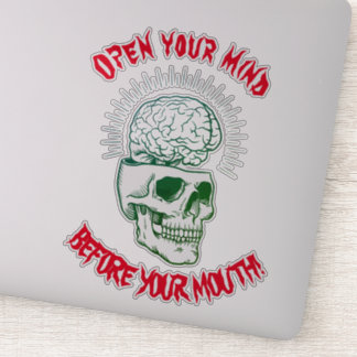 Autoaufkleber Öffne deinen Geist Aufkleber