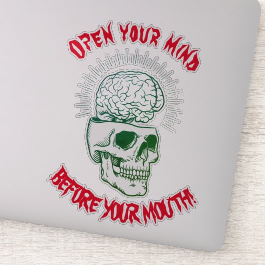 Autoaufkleber Öffne deinen Geist Aufkleber (Detail)