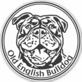 Autoaufkleber Old english Bulldog OEB Aufkleber (Vorderseite)