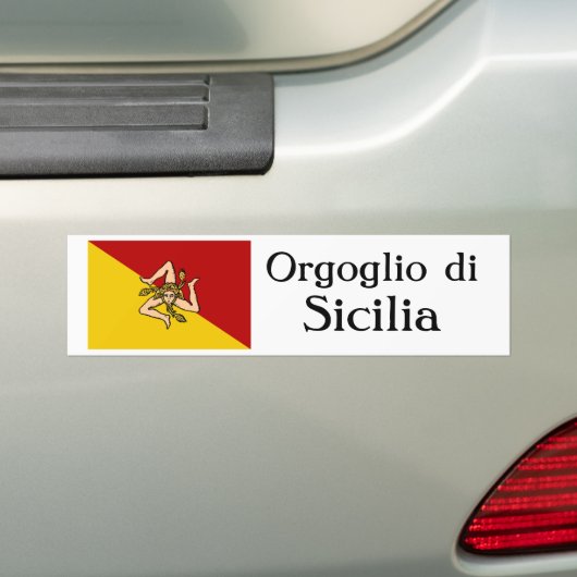 Autoaufkleber Orgoglio di Sicilia (Auf Auto)
