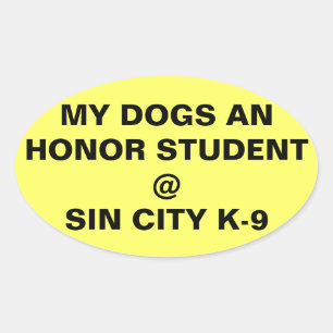 Autoaufkleber Ovaler Aufkleber