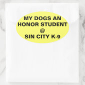 Autoaufkleber Ovaler Aufkleber (Tasche)