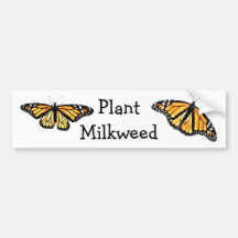 Autoaufkleber - Pflanze Milkweed
