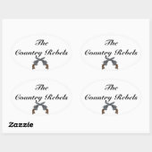 Autoaufkleber...Plan Ovaler Aufkleber (Blatt)