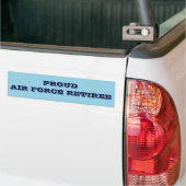 Autoaufkleber Proud Air Force Retiment (Auf Lkw)