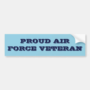 Autoaufkleber Proud Air Force Veteran