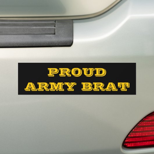 Autoaufkleber Proud Army Brat (Auf Auto)