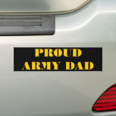 Autoaufkleber Proud Army Vater (Auf Auto)