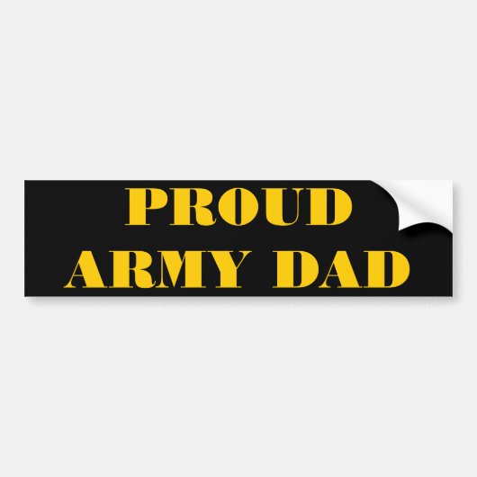 Autoaufkleber Proud Army Vater (Vorne)