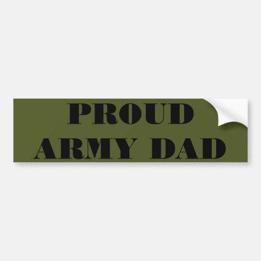 Autoaufkleber Proud Army Vater (Vorne)