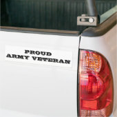 Autoaufkleber Proud Army Veteran (Auf Lkw)