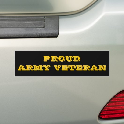 Autoaufkleber Proud Army Veteran (Auf Auto)