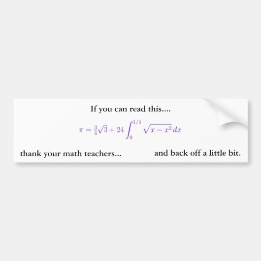 Autoaufkleber - PU-Thema (Vorne)