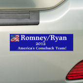 Autoaufkleber Romney/Ryan 2012 (Auf Auto)