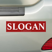 Autoaufkleber "Slogan" (Auf Auto)