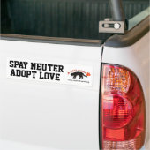 Autoaufkleber: Spay Neutrum adoptieren Liebe Autoaufkleber (Auf Lkw)