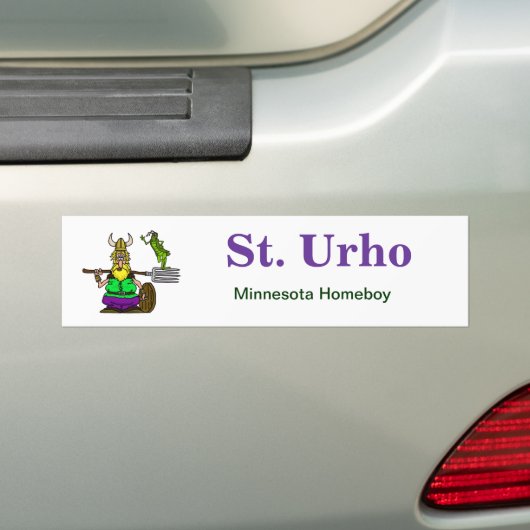 Autoaufkleber St. Urho mit Friedensheuschrecke (Auf Auto)