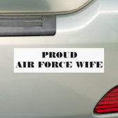 Autoaufkleber Stolze Ehefrau der Luftwaffe (Auf Auto)