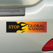 Autoaufkleber "stoppen Sie der globalen Erwärmung" (Auf Auto)