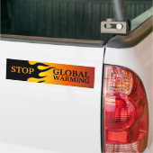 Autoaufkleber "stoppen Sie der globalen Erwärmung" (Auf Lkw)