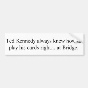 Autoaufkleber Ted Kennedy