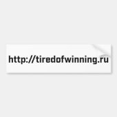 Autoaufkleber - tiredofwinning.ru (Vorne)