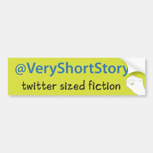 Autoaufkleber - @VeryShortStory (Vorne)
