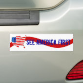 Autoaufkleber Vntg Kampagne, zum von Amerika (Auf Auto)
