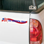 Autoaufkleber Vntg Kampagne, zum von Amerika (Auf Lkw)