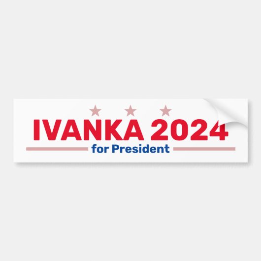 Autoaufkleber von Ivanka 2024 (Vorne)