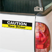 Autoaufkleber - Vorsicht beim neuen Treiber (Auf Lkw)