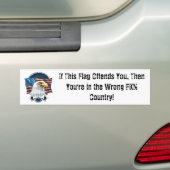 Autoaufkleber - wenn diese Flagge Sie beleidigt (Auf Auto)