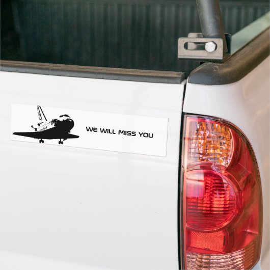 Autoaufkleber - wir verfehlen den Raum-Shuttle 3 (Auf Lkw)