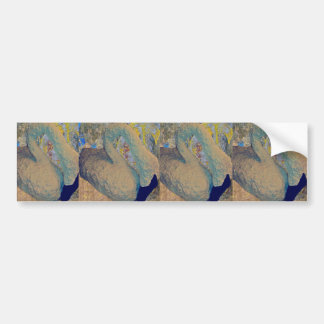 Autoaufklebertrumpeter-Schwäne Autoaufkleber