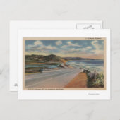 Autobahn 101 an der Küste von Kalifornien ViewStat Postkarte (Vorne/Hinten)