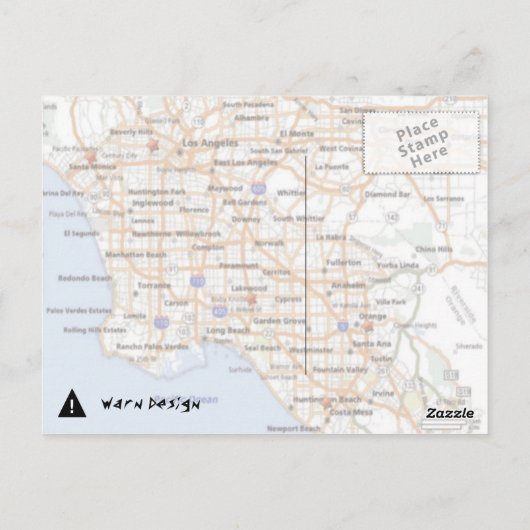 Autobahn 101 postkarte (Rückseite)