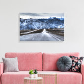 Autobahn 15 im Winter Leinwanddruck (Insitu (Wohnzimmer))