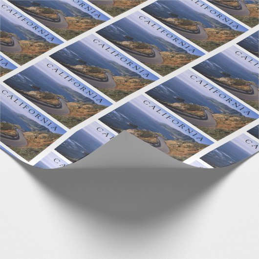 Autobahn 1 | Carmel California Geschenkpapier (Ecke)