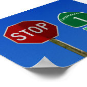 Autobahn 1 Kalifornien Poster (Ecke)