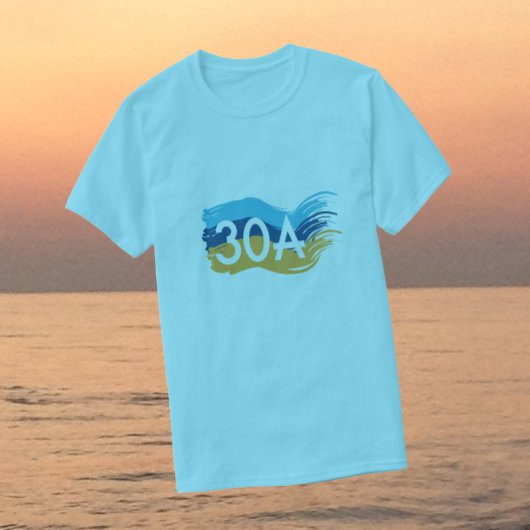 Autobahn 30A Florida Beach Swash T-Shirt